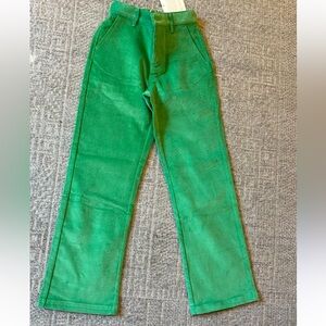NWT TBBC Green Corduroy Pants size 12
